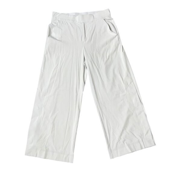 Athleta Tribeca Crop Pant Tern Grey Size 2 Wide Leg - Picture 3 of 11